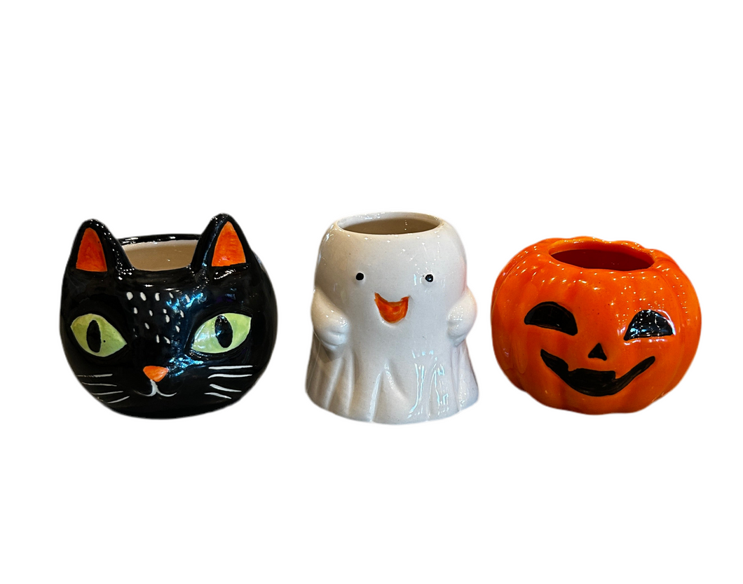 Small Halloween Planters