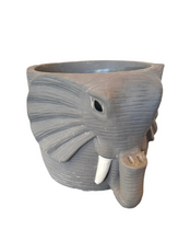 Load image into Gallery viewer, Grey Elephant Planter