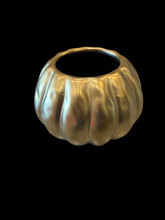 Load image into Gallery viewer, Medium Pumpkin Planter Gold