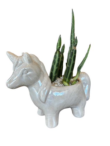 Pearl Unicorn Planter