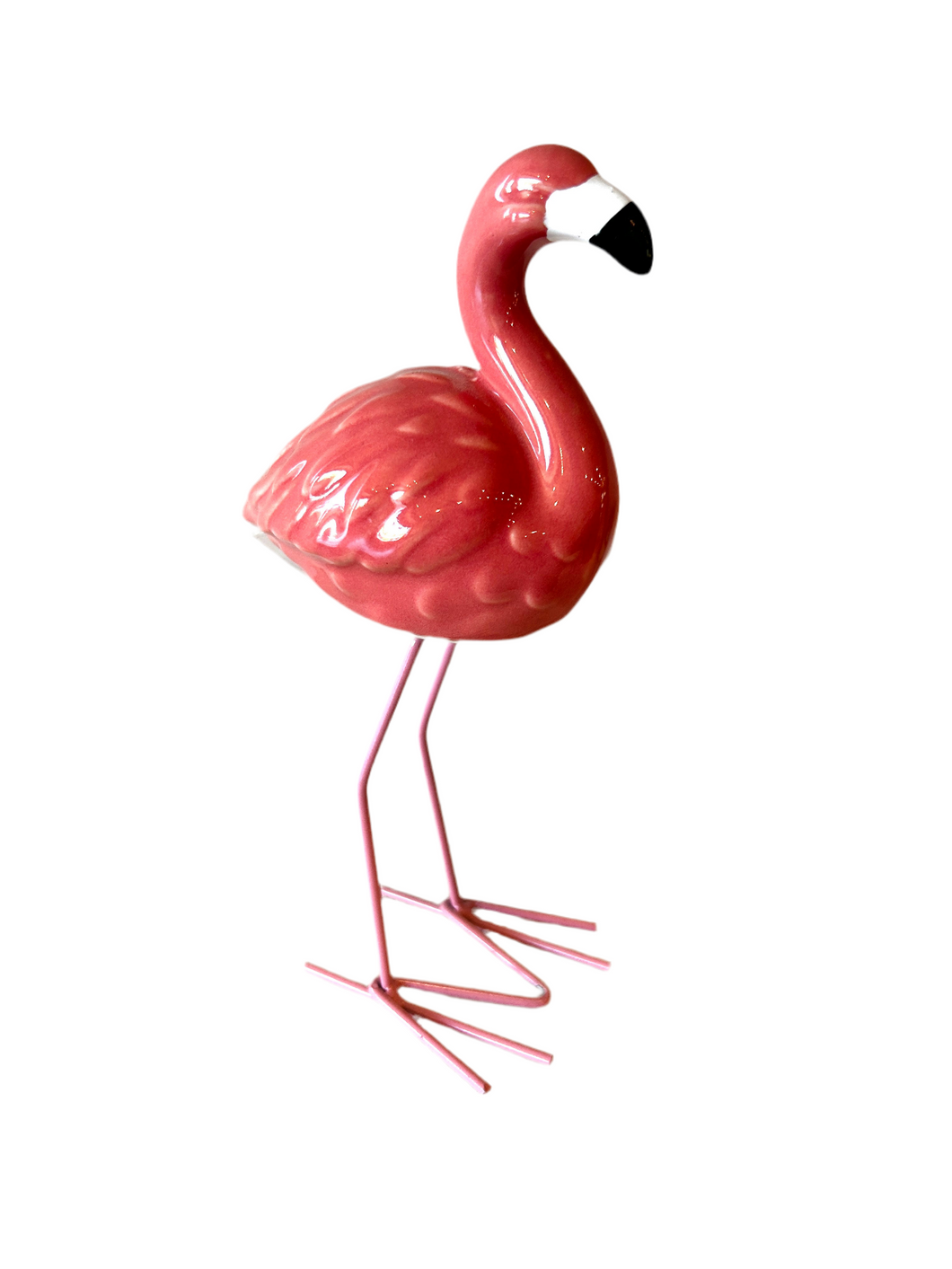 Pink Flamingo Garden Decor