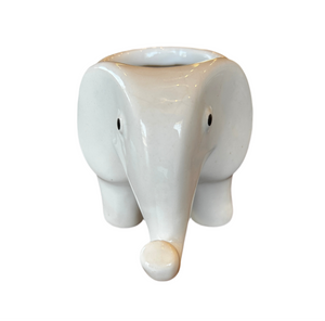 White Elephant Planter