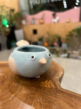 Load image into Gallery viewer, Small Blue Bird Planter
