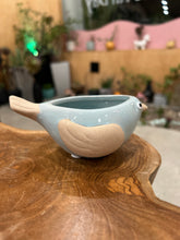 Load image into Gallery viewer, Small Blue Bird Planter