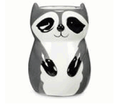 Small Chat Sauvage Raccoon Planter