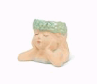 Green Sleepy Girl Planter