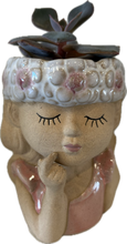 Load image into Gallery viewer, Pink Girl Planter