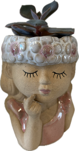 Pink Girl Planter